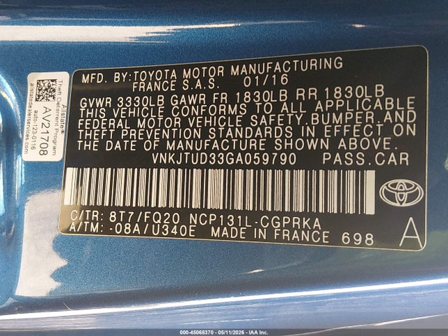 Toyota Yaris L