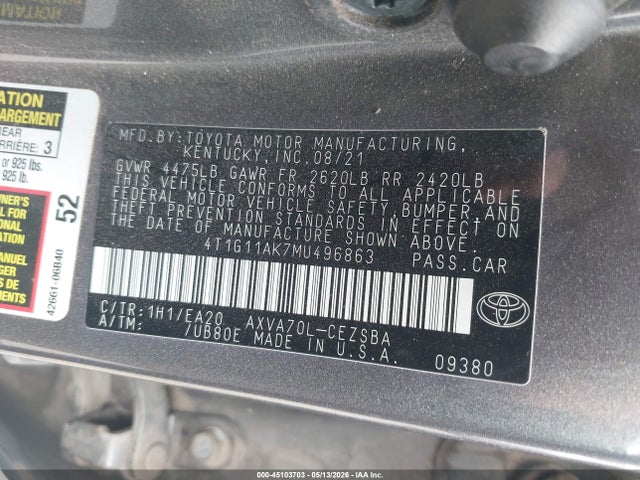 Toyota Camry Se