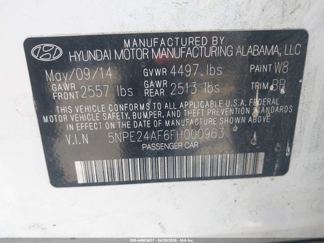 Hyundai SONATA Se