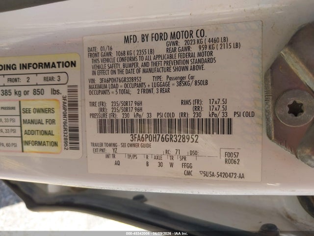 Ford Fusion Se