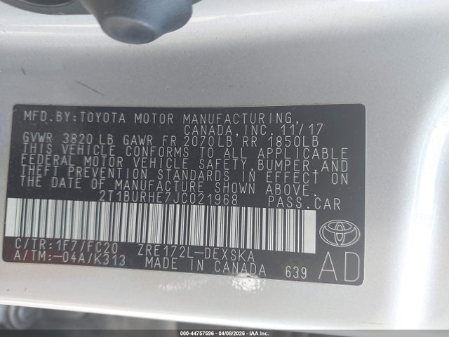 Toyota Corolla Se