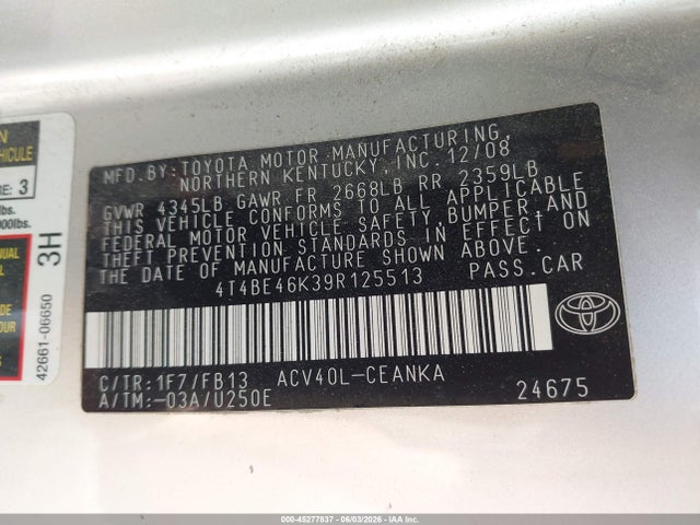 Toyota Camry Le