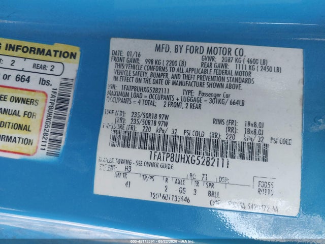 Ford Mustang Ecoboost Premium