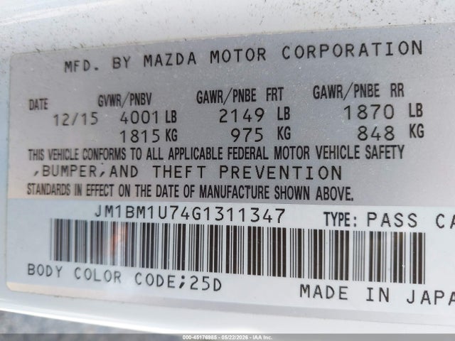 Mazda Mazda3 I Sport