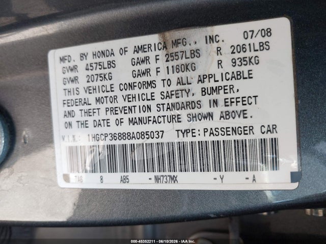 Honda Accord 3.5 Ex-l