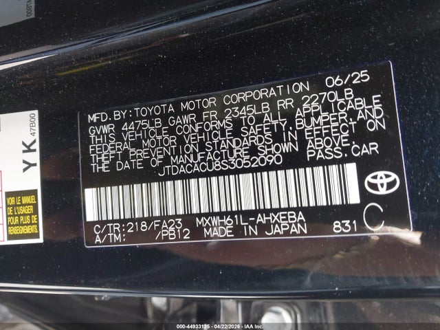Toyota Prius Se