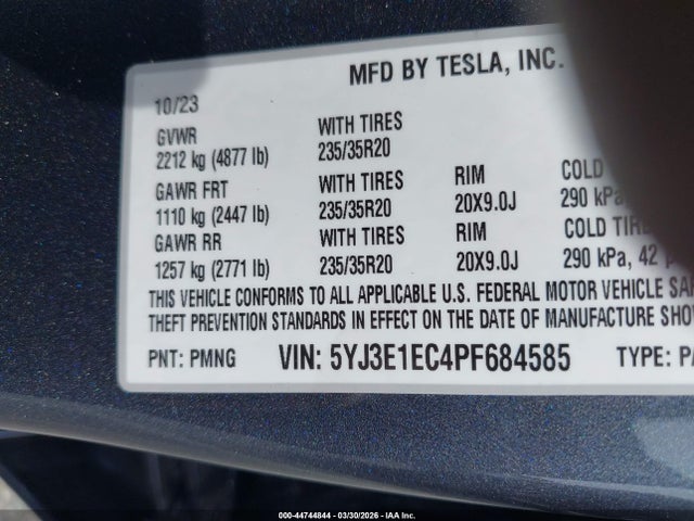 Tesla Model 3 Performance Dual Motor All-wheel Drive