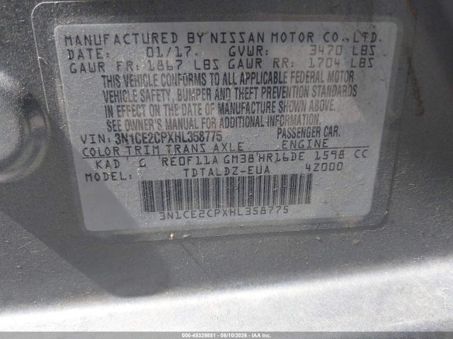 Nissan Versa Sv