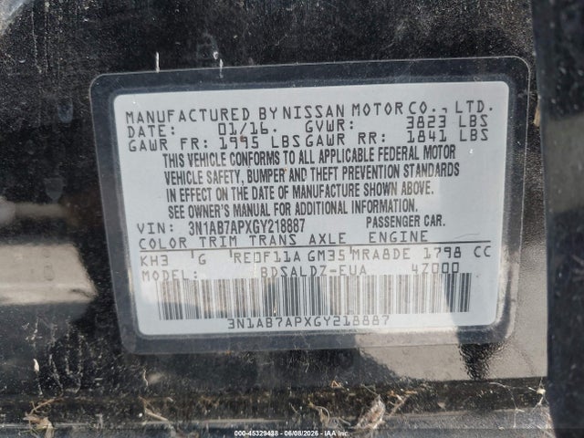 Nissan Sentra Sv