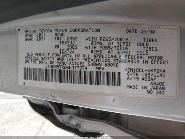 Toyota 4Runner Sr5 V6 Limited