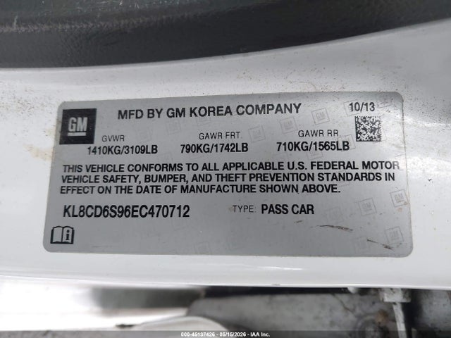Chevrolet Spark 1lt Auto