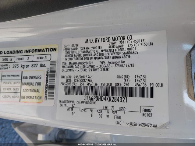 Ford Fusion Se