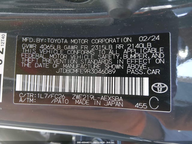 Toyota Corolla Hybrid Se