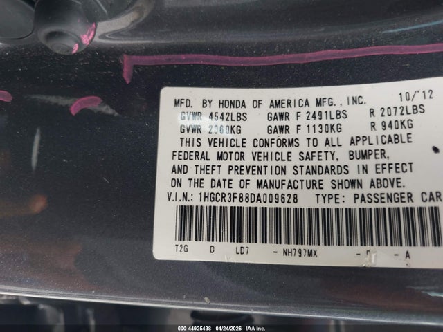 Honda Accord Ex-l V-6