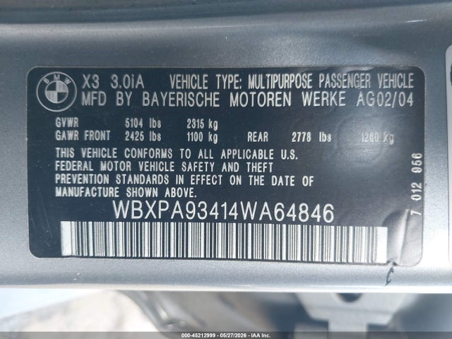 BMW X Series 3.0i