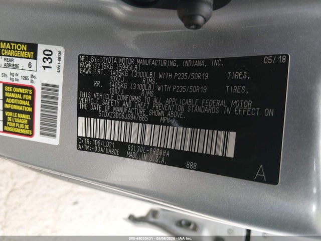 Toyota Sienna Se 8 Passenger