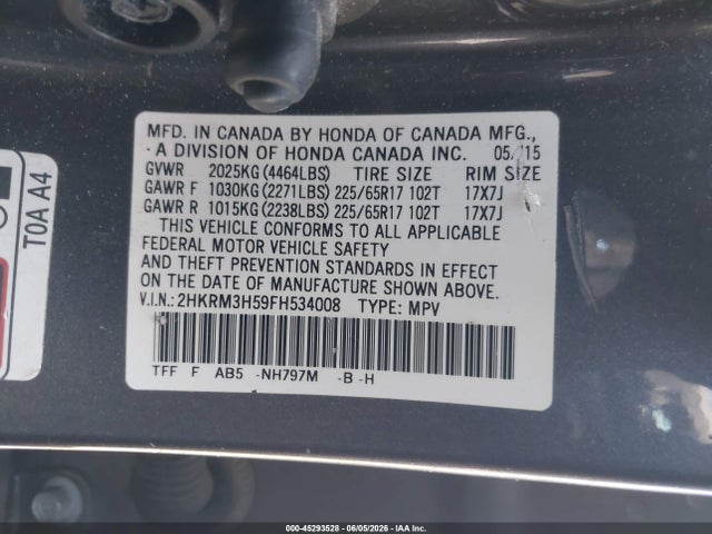 Honda CR-V Ex