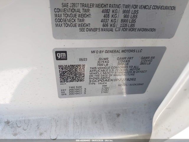 Chevrolet Silverado 1500 4wd  Short Bed Wt