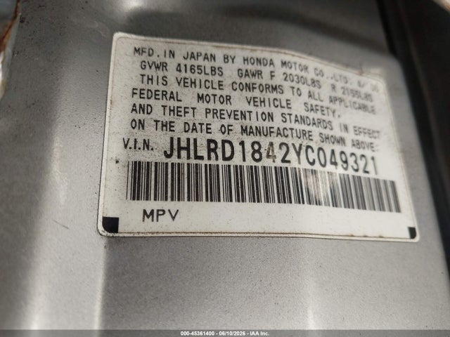 Honda CR-V Lx