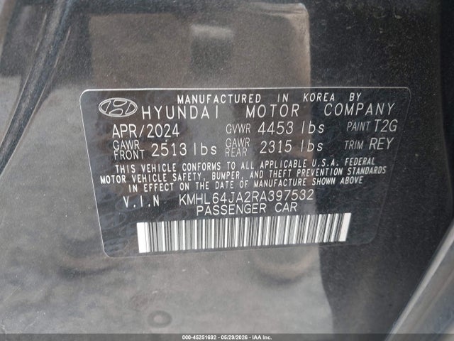Hyundai SONATA Sel