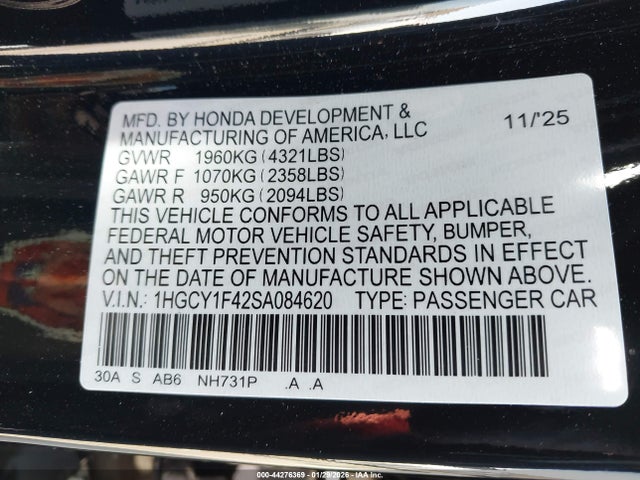 Honda Accord Se