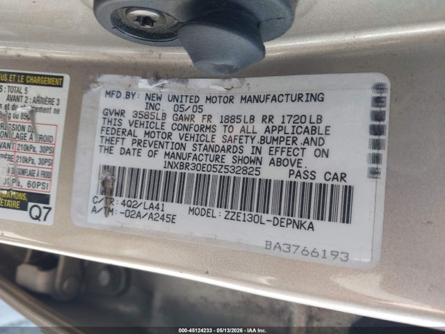 Toyota Corolla Le