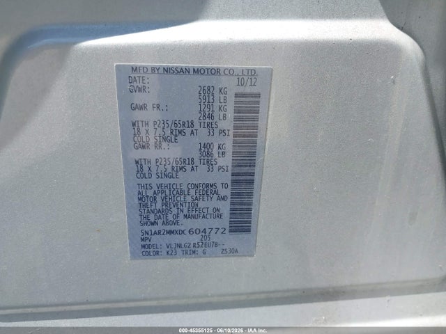 Nissan Pathfinder Sl