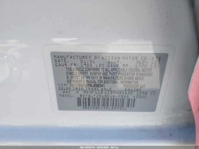 Nissan Versa Sv Xtronic Cvt