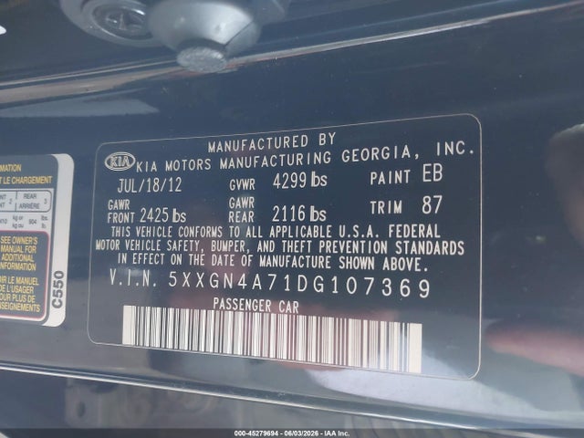 Kia Optima Ex