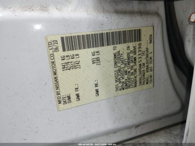 Nissan Altima 2.5 S