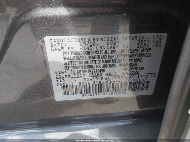 Nissan Sentra S