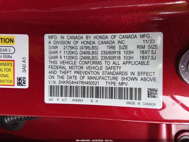 Honda CR-V Ex Awd