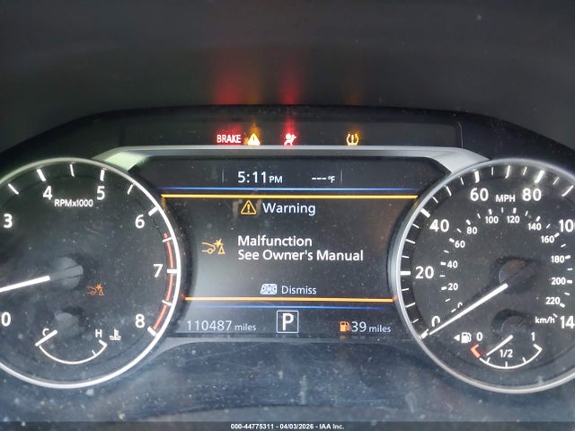 Nissan Altima Sr Fwd