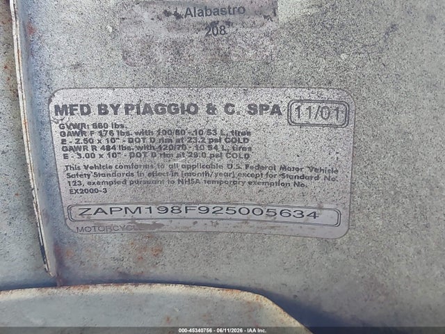 Vespa M198f