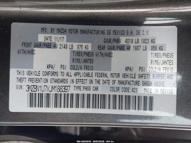 Mazda Mazda3 Sport