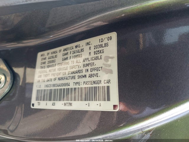 Honda Accord 2.4 Ex-l