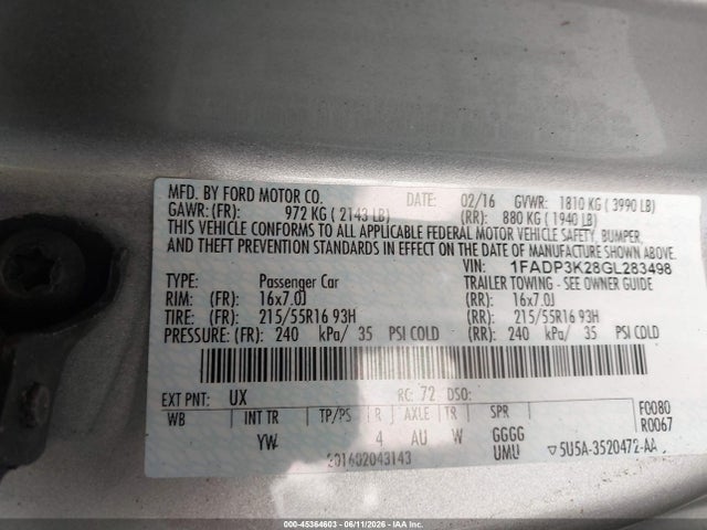 Ford Focus Se