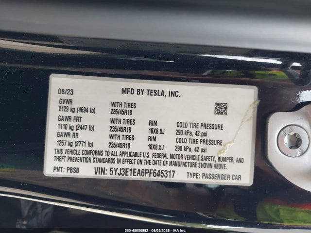 Tesla Model 3 Rear-wheel Drive