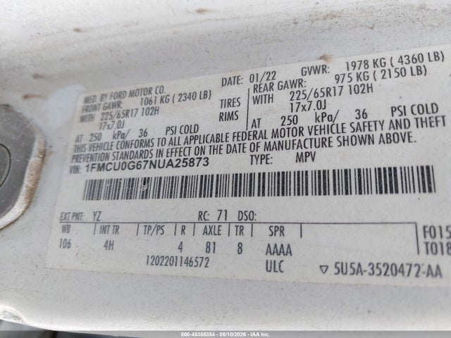 Ford Escape Se