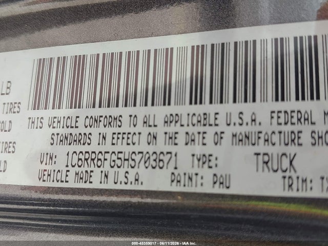 Ram 1500 Tradesman  4x2 6'4 Box
