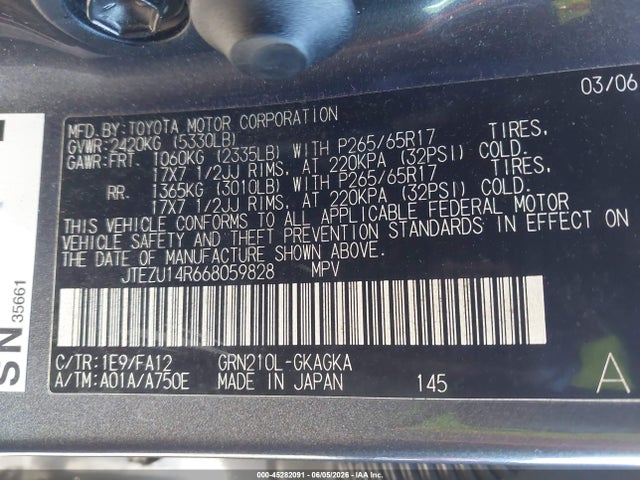 Toyota 4Runner Sr5 V6