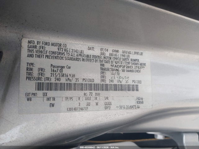 Ford Focus Se