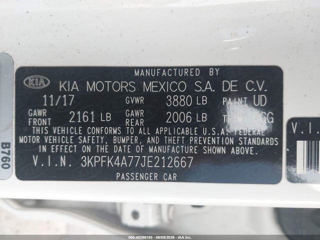Kia Forte Lx