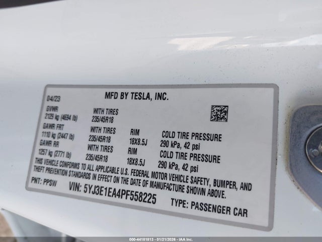 Tesla Model 3 Rear-wheel Drive