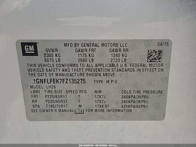 Chevrolet Equinox 1lt