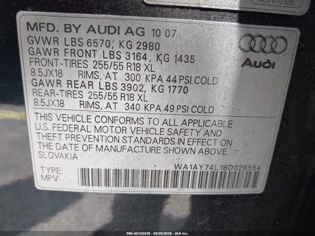 Audi Q7 3.6