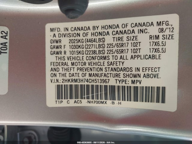 Honda CR-V Ex-l