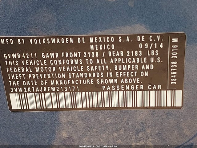 Volkswagen Jetta 2.0l S