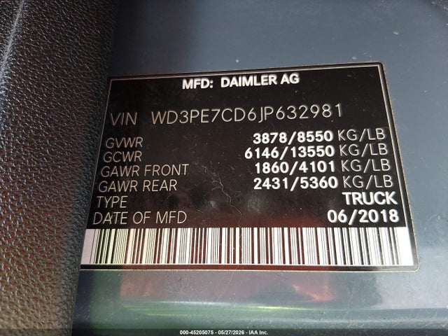 Mercedes-Benz Sprinter 2500 Standard Roof V6