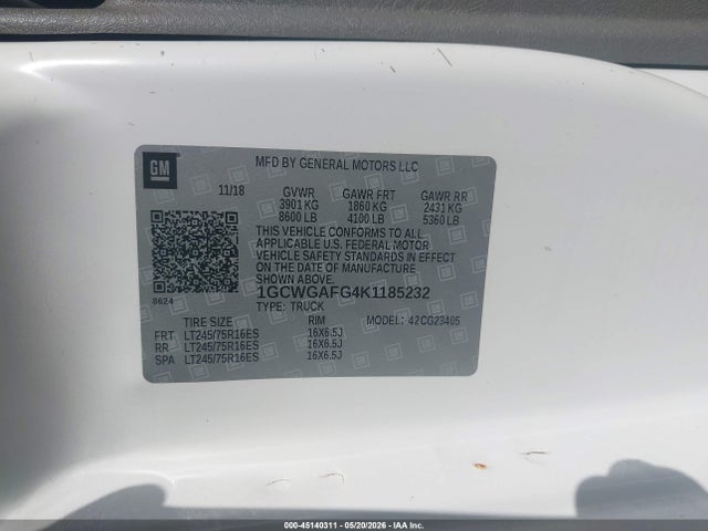 Chevrolet Express Work Van